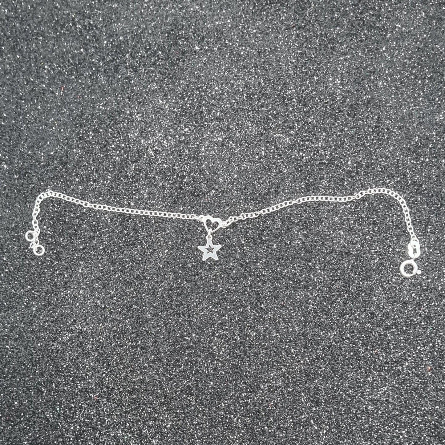 Pulseira Coração e Estrela Vazados